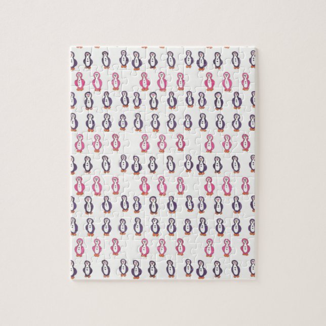 Puzzle Tonnes de casse-tête de pingouins (Vertical)
