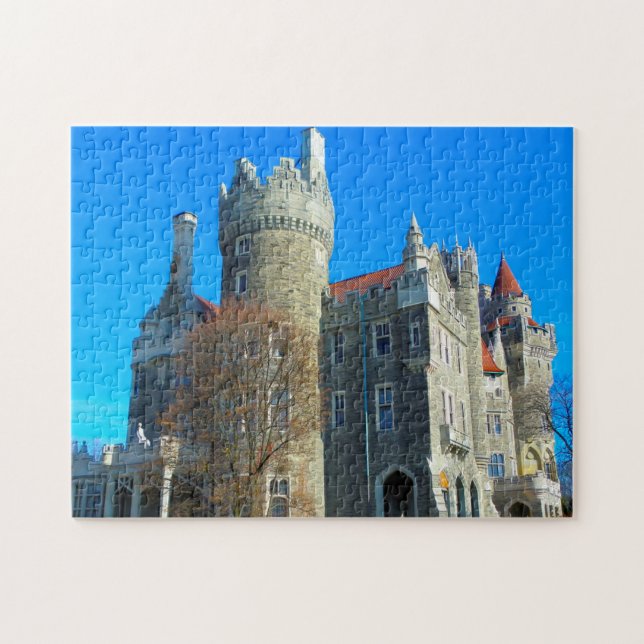 Puzzle Toronto Canada Casa Loma. (Horizontal)