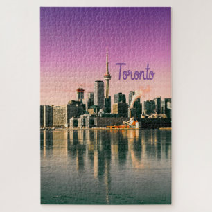 Puzzle Toronto Capitale de l'Ontario Canada City Skyline