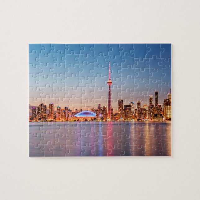 Puzzle Toronto Skyline à Sunset (Horizontal)
