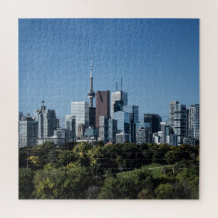 Puzzle Toronto Skyline De Riverdale Park No 8 Color