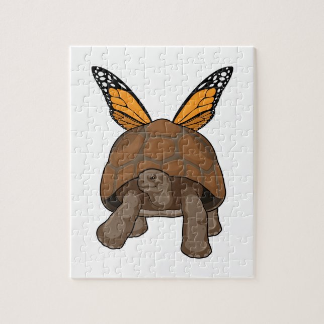 Puzzle Tortue aux couleurs arc-en-ciel (Vertical)