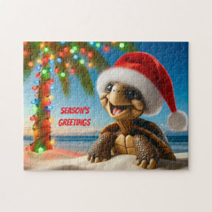 Puzzle Tortue de Noël