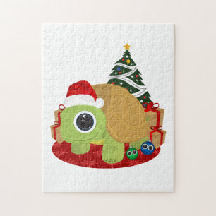 Puzzle Tortue de Noël