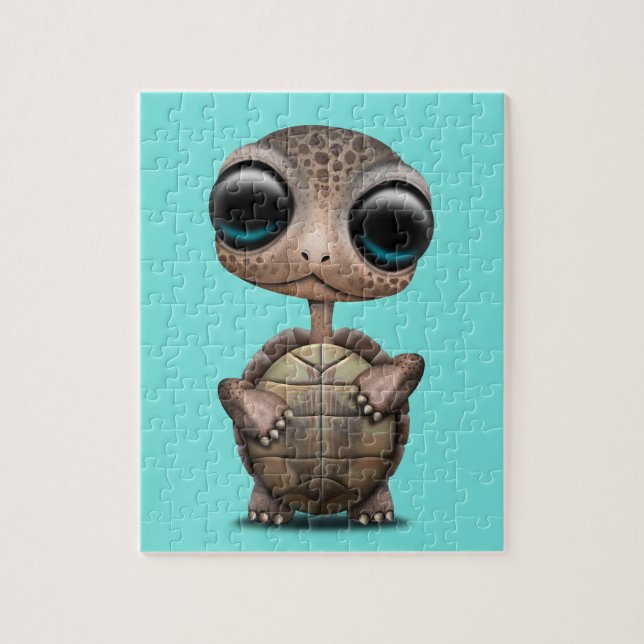 Puzzle Tortue mignonne de bébé (Vertical)