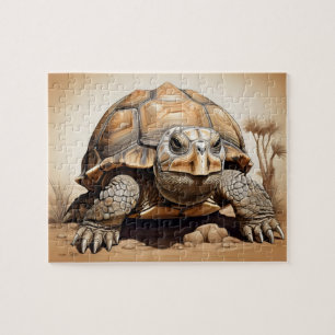 Puzzle Tortue noire africaine