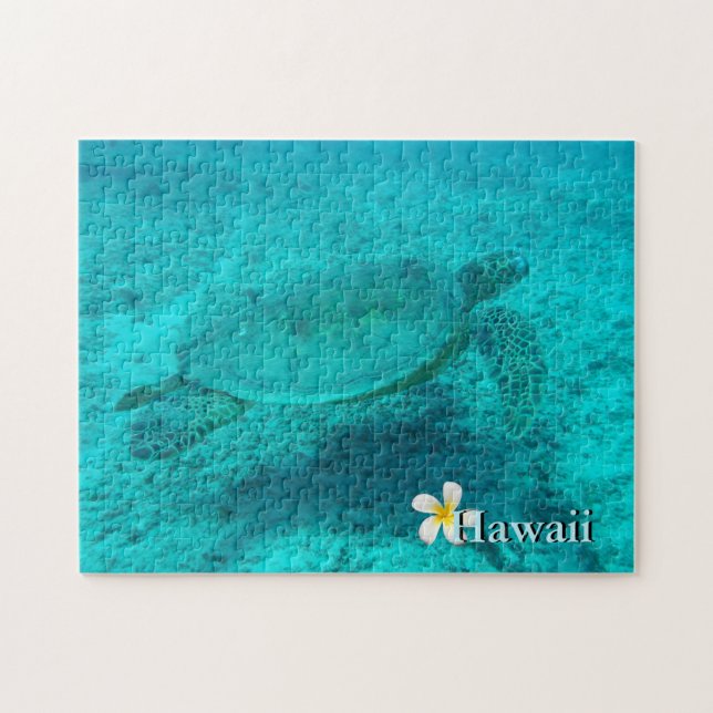 Puzzle Tortue verte hawaïenne (Horizontal)