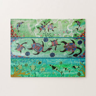 Puzzle Tortues & Dauphins