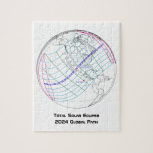 Puzzle Total Solaire Eclipse 2024 Global Path