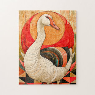 Puzzle Totem de l'oie – Esprit Art Déco Protecteur