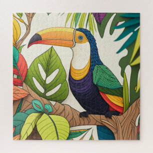 Puzzle Toucan coloré