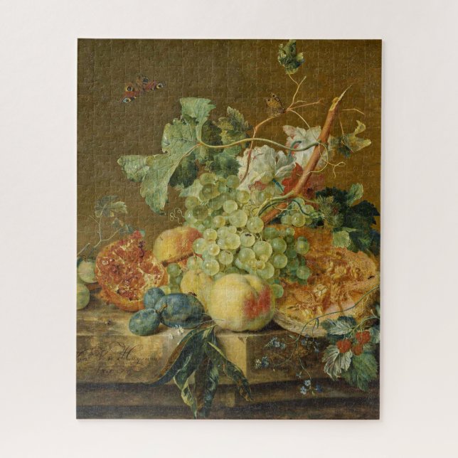 Puzzle Toujours la vie avec les fruits Jan Van Huysum 170 (Vertical)