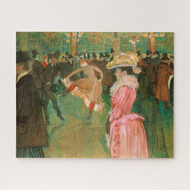 Puzzle Toulouse-Lautrec - Au Rouge, La Danse (Horizontal)