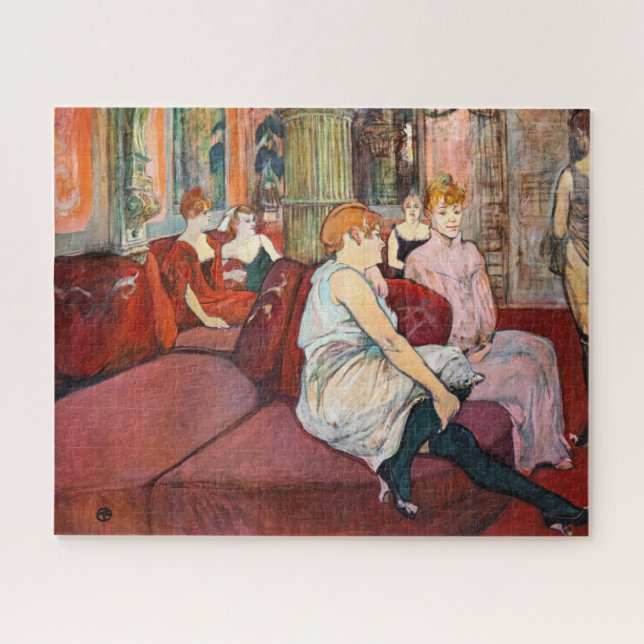 Puzzle Toulouse-Lautrec - Au Salon, rue des Moulins (Horizontal)