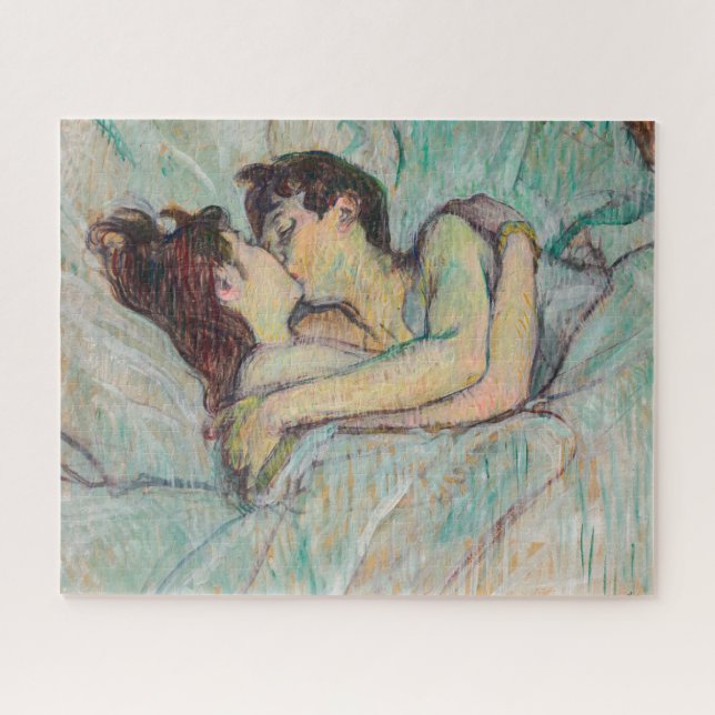Puzzle Toulouse-Lautrec - En Lit, Baiser (Horizontal)