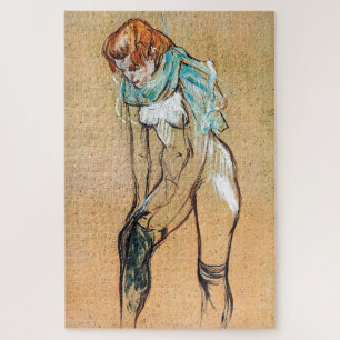 Puzzle Toulouse-Lautrec - Femme relevant ses bas
