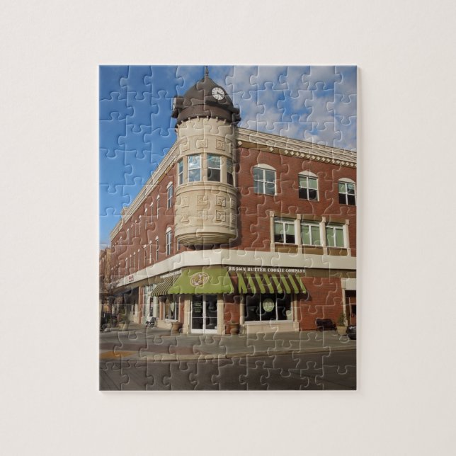 Puzzle Tour à l'horloge, Downtown Paso Robles, Californie (Vertical)
