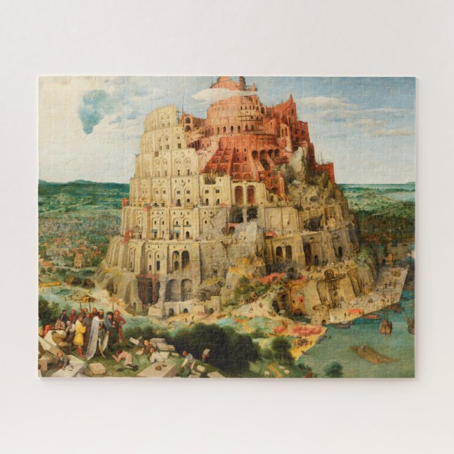 Puzzle Tour de Babel par Peter Bruegel l'Ancien (Horizontal)