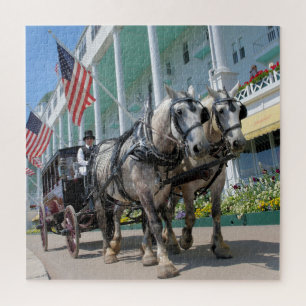 Puzzle Tour de chariot d'île de Mackinac - 20x20 - PC 67
