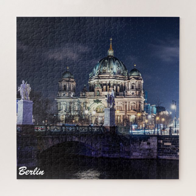 Puzzle Tour de télévision et Cathédrale de Berlin à Berli (Horizontal)