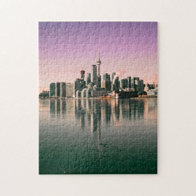 Puzzle Tour du CN Toronto Canada Réflexion historique sur (Vertical)