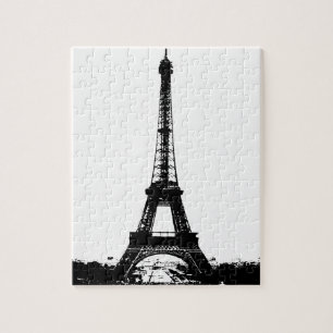Puzzle Tour Eiffel noir et blanc
