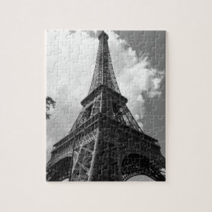 Puzzle Tour Eiffel noir et blanc à Paris