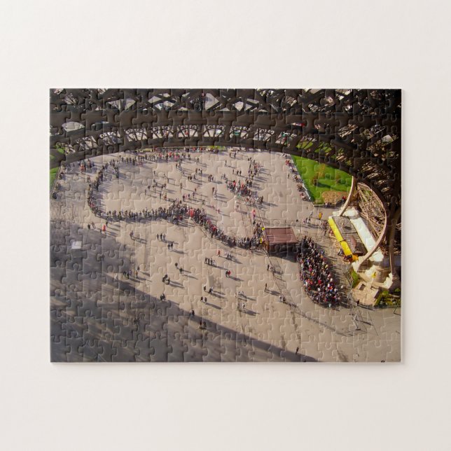 Puzzle Tour Eiffel Paris. (Horizontal)
