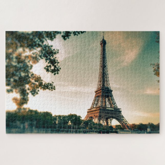 Puzzle Tour Eiffel Paris Europe Photo voyage (Horizontal)