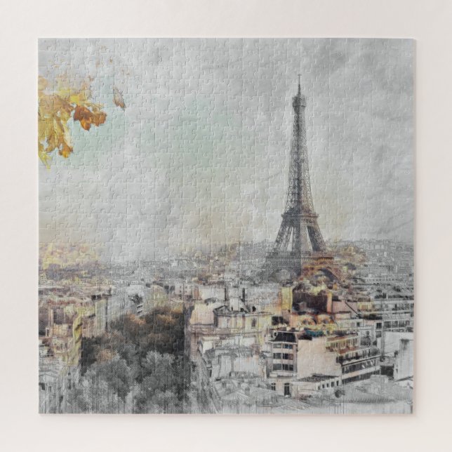 Puzzle Tour Eiffel. Paris, France (Vertical)