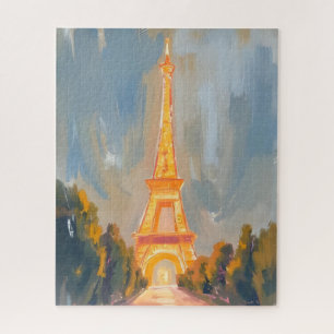 Puzzle Tour Eiffel Paris France Aquarelle