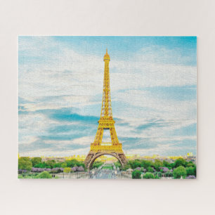 Puzzle Tour Eiffel Paris France Europe Peinture