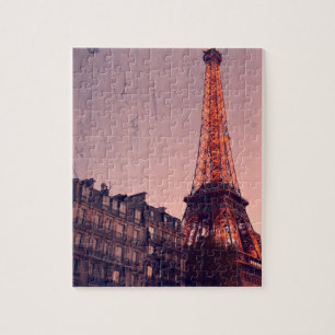 Puzzle Tour Eiffel - Paris Retro Style - 8x10 - 110 pcs.