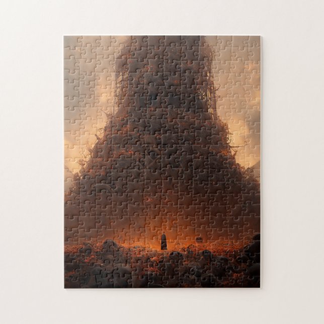 Puzzle Tour En Os Imaginaire Sombre Art (Vertical)