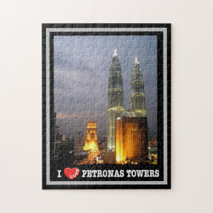 Puzzle Tour Petronas - Kuala Lumpur - Malaisie - J'aime