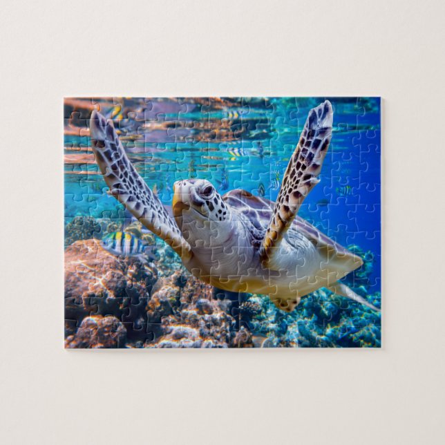 Puzzle Tourbillon de Green Sea |hawaï (Horizontal)