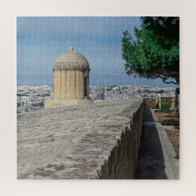 Puzzle Tourelle de canon sur les murs de la vieille ville (Vertical)