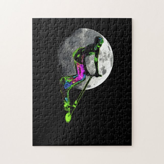 Puzzle Tournée de lune - Scooter Boy Artwork (Vertical)