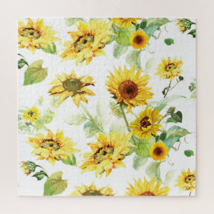 Puzzle Tournesol aquarelle
