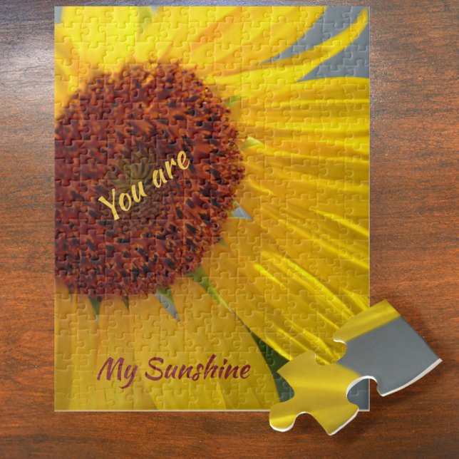 Puzzle Tournesol Botanique Personnalisable (Créateur téléchargé)