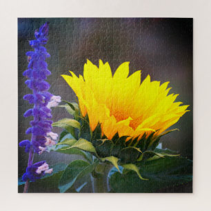 Puzzle Tournesol Jaune Violet Russe Sage Photo
