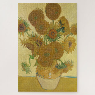 Puzzle Tournesols, Nature Morte Peinture à l'Huile, Van G