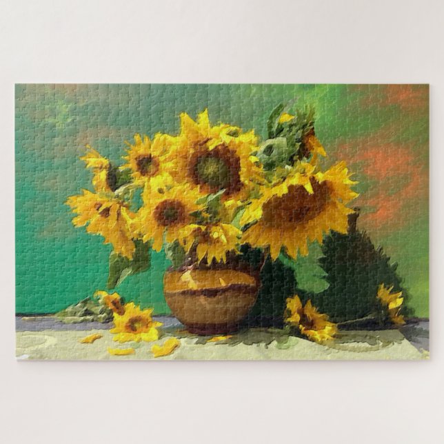 Puzzle Tournesols Vieux Maîtres Peints (Horizontal)