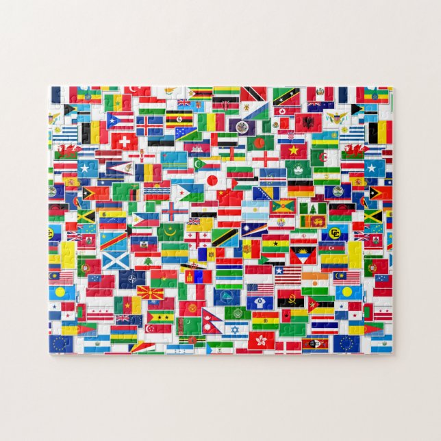 Puzzle Tous les drapeaux d'International (Horizontal)