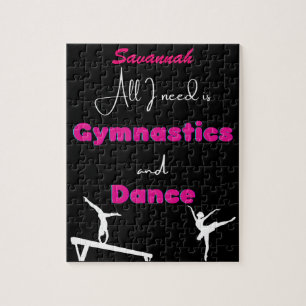Puzzle Tout ce dont j'ai besoin, c'est de la gymnastique 