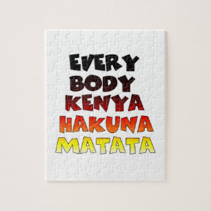 Puzzle Tout le Kenya Hakuna Matata