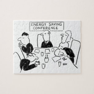 Puzzle Tout le monde dort à une conférence pour économise