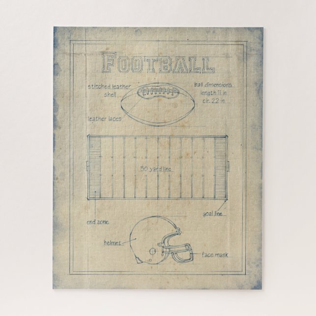 Puzzle Tout sur le jeu - Football (Vertical)