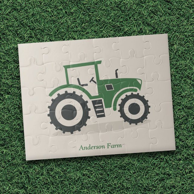 Puzzle Tracteur agricole (Farm Tractor Puzzle)