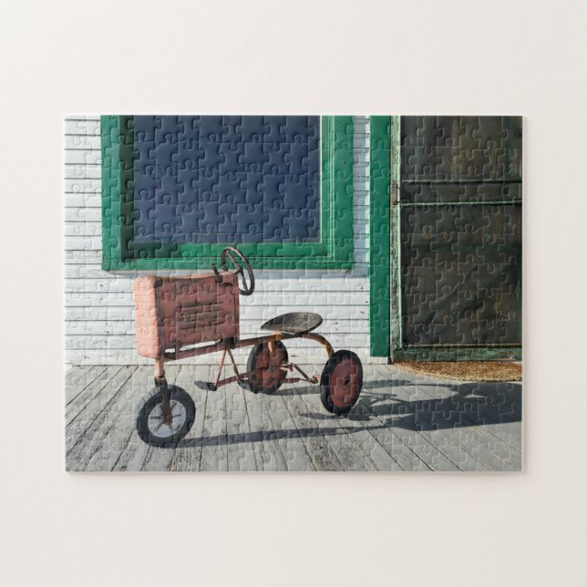 Puzzle Tracteur de jouets vintage (Horizontal)